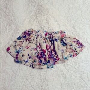 6-12 month posh peanut bamboo skort - Katrina print